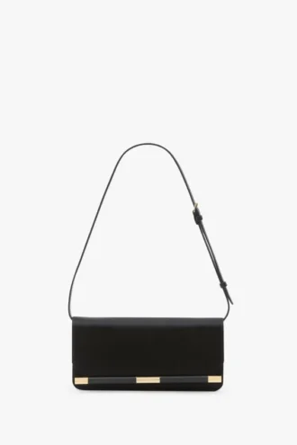 202 clutch bag in black leather 202 clutch bag in black leather