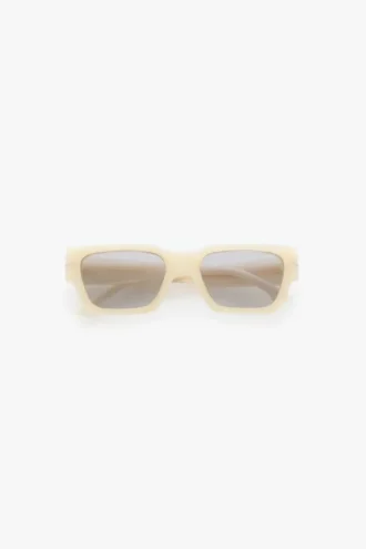 Acetate sunglasses in ivory marble Acetate sunglasses in ivory marble