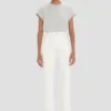 Alina stretch jean in washed white Alina stretch jean in washed white