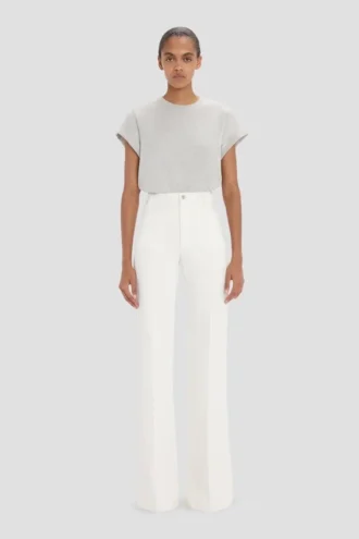 Alina stretch jean in washed white