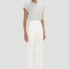 Alina stretch jean in washed white Alina stretch jean in washed white