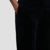 Alina trouser in midnight velvet Alina trouser in midnight velvet