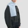 Alpaca scarf in glacial blue Alpaca scarf in glacial blue
