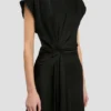 Aria midi dress in black Aria midi dress in black