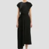 Aria midi dress in black Aria midi dress in black