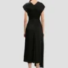 Aria midi dress in black Aria midi dress in black