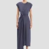Aria midi dress in eclipse Aria midi dress in eclipse