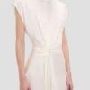 Aria midi dress in ivory Aria midi dress in ivory