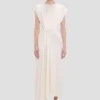 Aria midi dress in ivory Aria midi dress in ivory