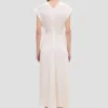 Aria midi dress in ivory Aria midi dress in ivory
