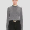 Austen jumper in grey marl Austen jumper in grey marl