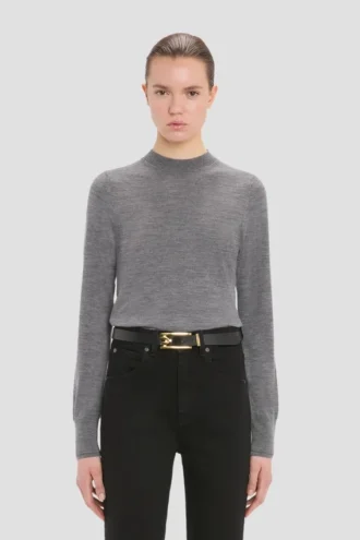 Austen jumper in grey marl Austen jumper in grey marl