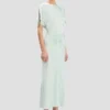 Bela midi dress in aquamarine Bela midi dress in aquamarine