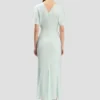 Bela midi dress in aquamarine Bela midi dress in aquamarine