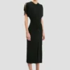 Bela midi dress in black Bela midi dress in black
