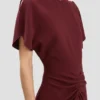 Bela midi dress in burgundy Bela midi dress in burgundy