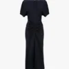 Bela midi dress in midnight Bela midi dress in midnight