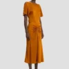 Bela midi skirt in bronze Bela midi skirt in bronze