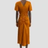 Bela midi skirt in bronze Bela midi skirt in bronze