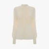 Bib detail shirt in ivory Bib detail shirt in ivory