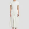 Blaire midi dress in ivory