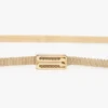 Brass micro dorian belt in light gold Brass micro dorian belt in light gold
