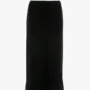 Button midi skirt in black Button midi skirt in black