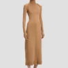 Button midi skirt in camel Button midi skirt in camel