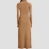 Button midi skirt in camel Button midi skirt in camel