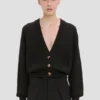 Cable pocket cardigan in black Cable pocket cardigan in black