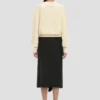 Cable pocket cardigan in ivory Cable pocket cardigan in ivory