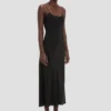 Cami midi dress in black Cami midi dress in black