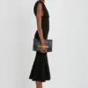 Chain pouch bag in black leather Chain pouch bag in black leather