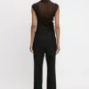 Classic tailored trouser in black Classic tailored trouser in black