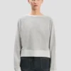 Constance sweatshirt in grey marl Constance sweatshirt in grey marl