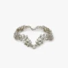 Crystal choker in silver Crystal choker in silver