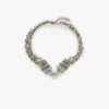 Crystal choker in silver Crystal choker in silver