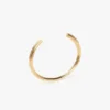 Cufflink bracelet in light gold Cufflink bracelet in light gold