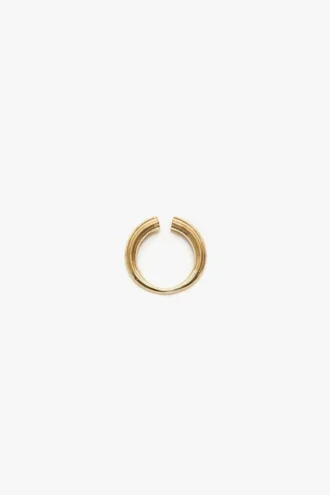 Cufflink ring in light gold Cufflink ring in light gold
