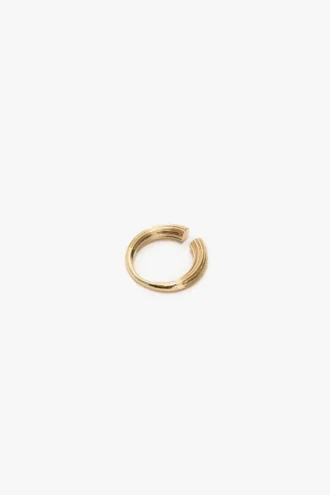Cufflink ring in light gold Cufflink ring in light gold