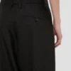 Curved leg trouser in black Curved leg trouser in black