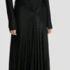 Cut-out gown in black