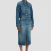 Denim jacket in mid blue wash Denim jacket in mid blue wash