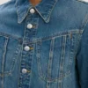 Denim jacket in mid blue wash Denim jacket in mid blue wash