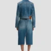 Denim jacket in mid blue wash Denim jacket in mid blue wash