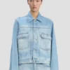 Denim trucker jacket in heritage blue Denim trucker jacket in heritage blue