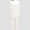 Detached lapel jacket in off-white Detached lapel jacket in off-white