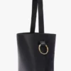 Dia bucket bag in navy leather Dia bucket bag in navy leather