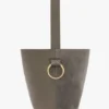 Dia bucket bag in pebble grey leather Dia bucket bag in pebble grey leather