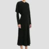 Dolman midi dress in black Dolman midi dress in black